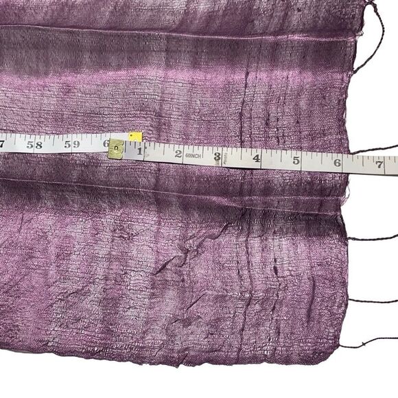 Purple Ombré Wide Lightweight Scarf - Picture 3 of 3